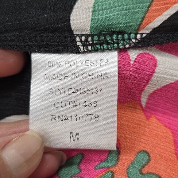 Anthropologie Azel Hazel Haze Blouse size M Floral Feminine - Picture 13 of 14